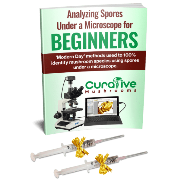 Mushroom Spores Microscopy Guide & 4 FREE Happy Mushrooms Spores Syringes